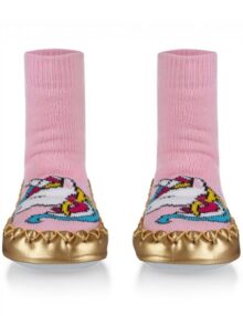 Moccis Einhorn Rock the Kid hausschuhe rutschtsocken pantoffel kinderschuhe