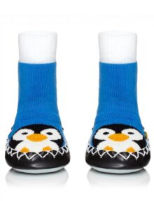 Moccis Pinguin Rock the Kid hausschuhe rutschtsocken pantoffel kinderschuhe hüttenfinken finken hüttefinke