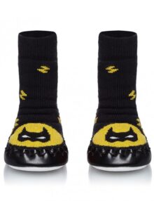 Moccis Super Hero Rock the Kid hausschuhe rutschtsocken pantoffel kinderschuhe