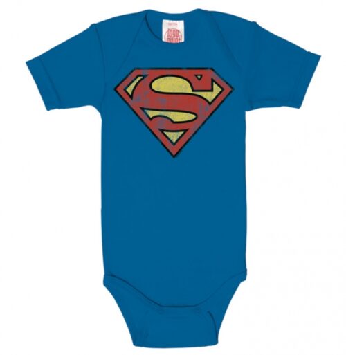 Logoshirt Body Superman rock the kid rockthekid babykleider babyladen DC