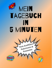 Tagebuch in 5 Minuten Rock The Kid rockthekid taschenbuch kindertagebuch